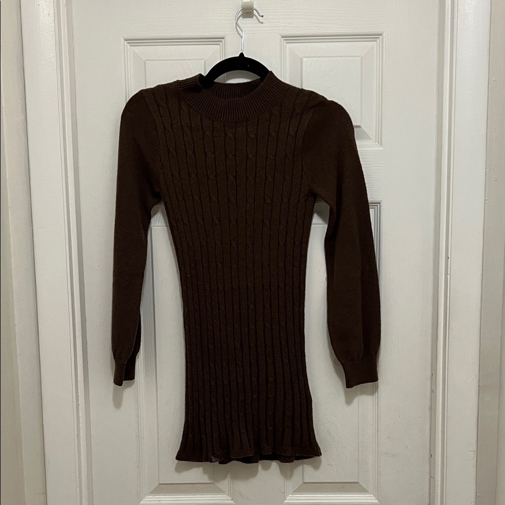 Abercrombie Kids Brown Sweater Dress
